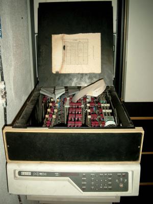 PDP-11/34A with cover opened